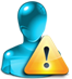 Log in warning